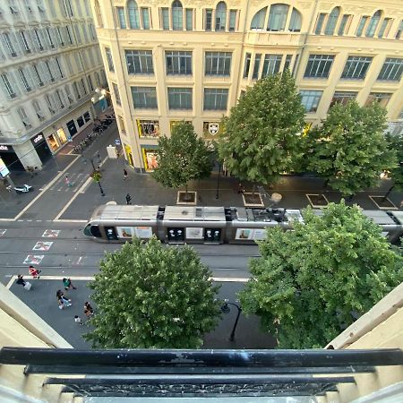 Studio Sur Avenue Jean Medecin A Nizza Exterior foto